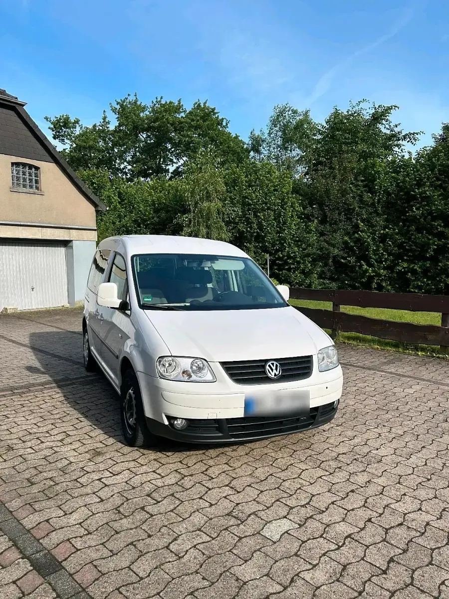 Gebraucht VW Caddy Life 75 PS (55 kW) 2009 Weiß Van / Kleinbus