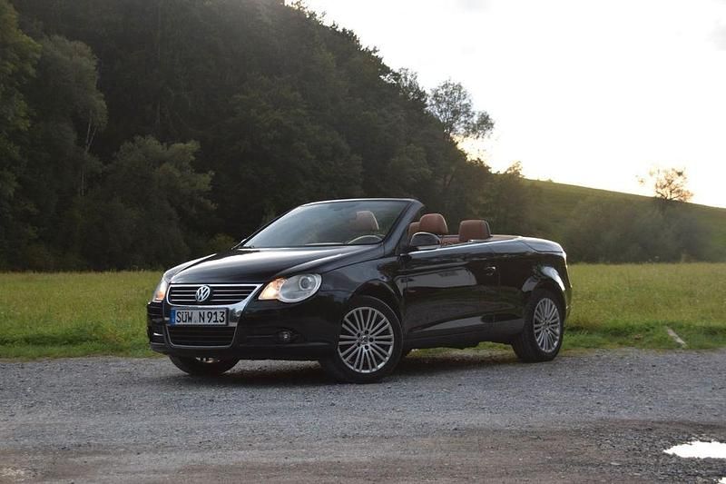 Schwarz Gebraucht 2007 VW Eos Cabrio | 3.900 € (Fairer Preis) - Bild 1/4