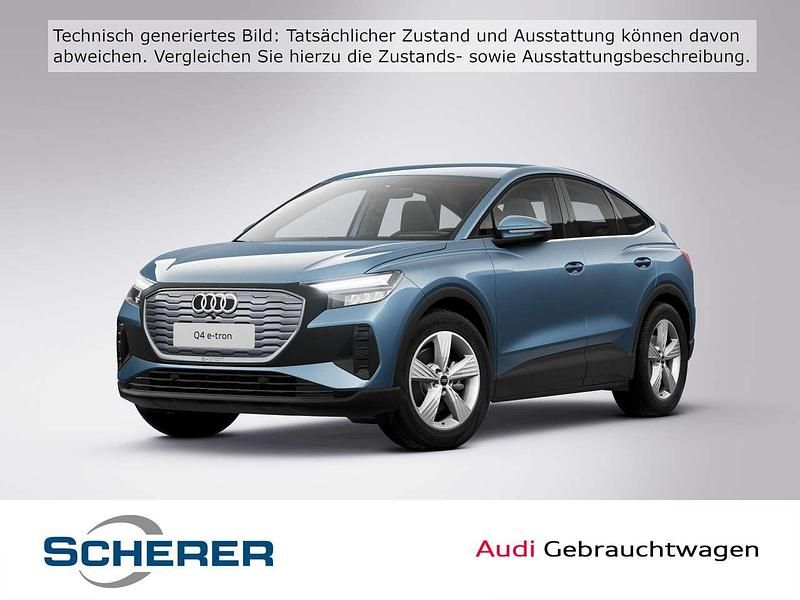 Geysirblau metallic Gebraucht 2022 Audi Q4 e-tron SUV | 23.980 € (Guter Preis) - Bild 1/4