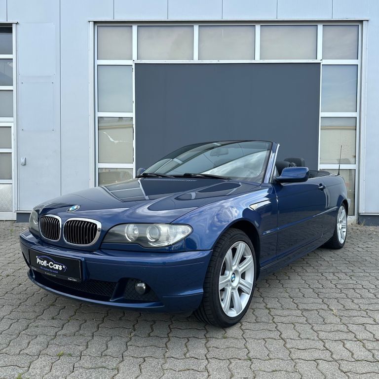 Blau Gebraucht 2003 BMW 320 Cabriolet Sport Line Cabrio | 6.290 € (Guter Preis) - Bild 1/4