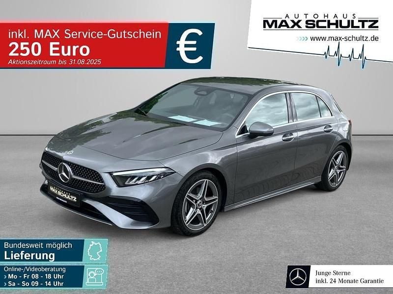 Grau Gebraucht 2024 Mercedes A200 AMG line Limousine | 31.280 € (Fairer Preis) - Bild 1/4