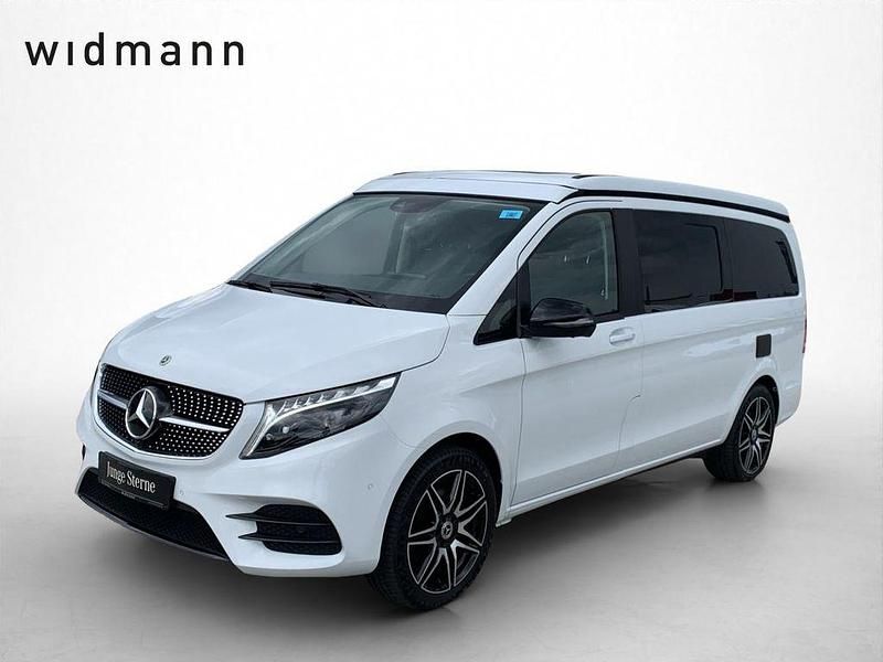 Bergkristallweiss metallic Gebraucht 2023 Mercedes V300 Marco Polo Van / Kleinbus | 79.850 € (Etwas zu teuer) - Bild 1/4