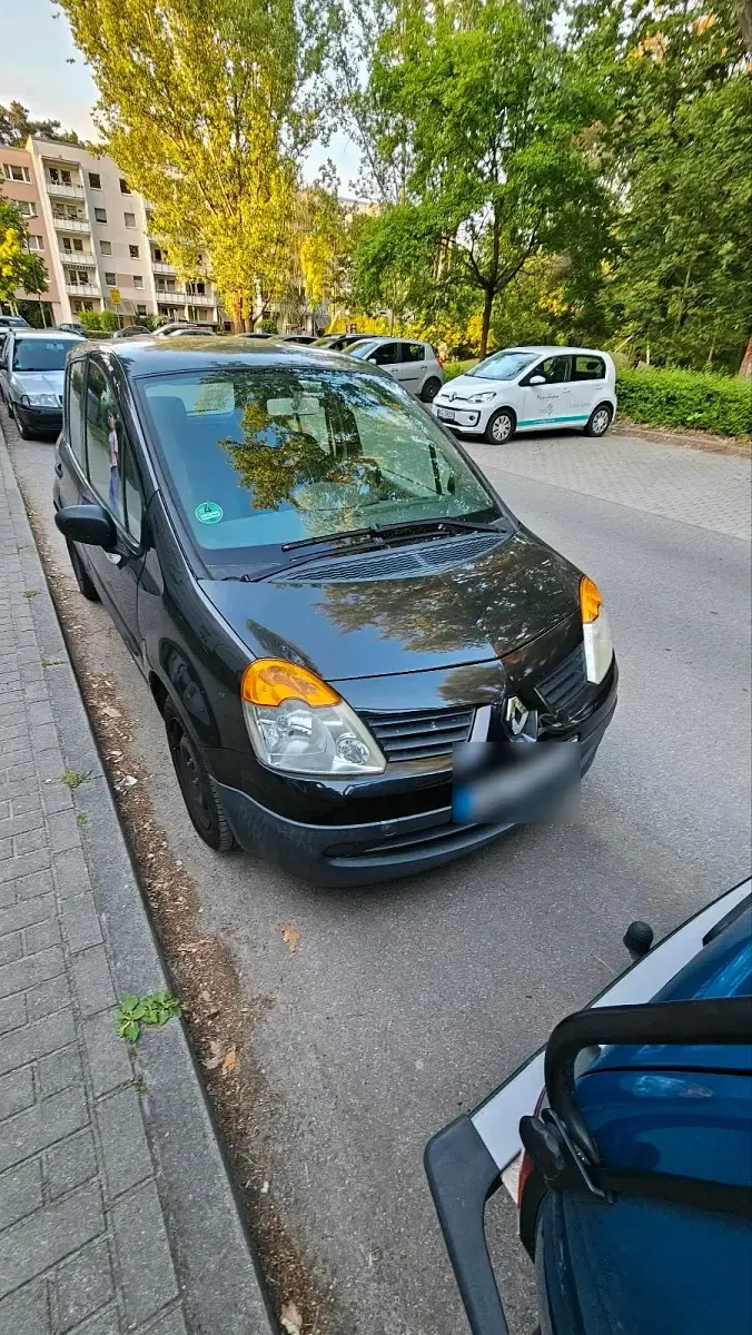 Gebraucht Renault Modus 75 PS (55 kW) 2006 Schwarz Van / Kleinbus