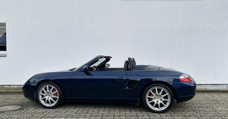 Gebraucht Porsche Boxster S 252 PS (185 kW) 2002 Lapis blau Cabrio