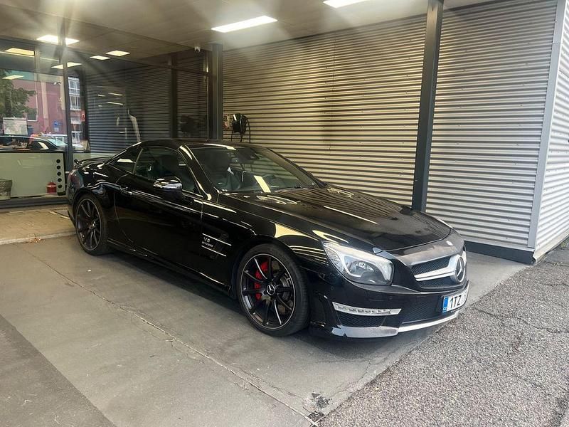 Schwarz Gebraucht 2012 Mercedes SL63 AMG AMG Cabrio | 72.500 € (Fairer Preis) - Bild 1/4