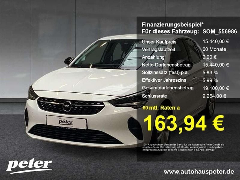 Weiß Gebraucht 2023 Opel Corsa Elegance Kleinwagen | 15.440 € (Fairer Preis) - Bild 1/2
