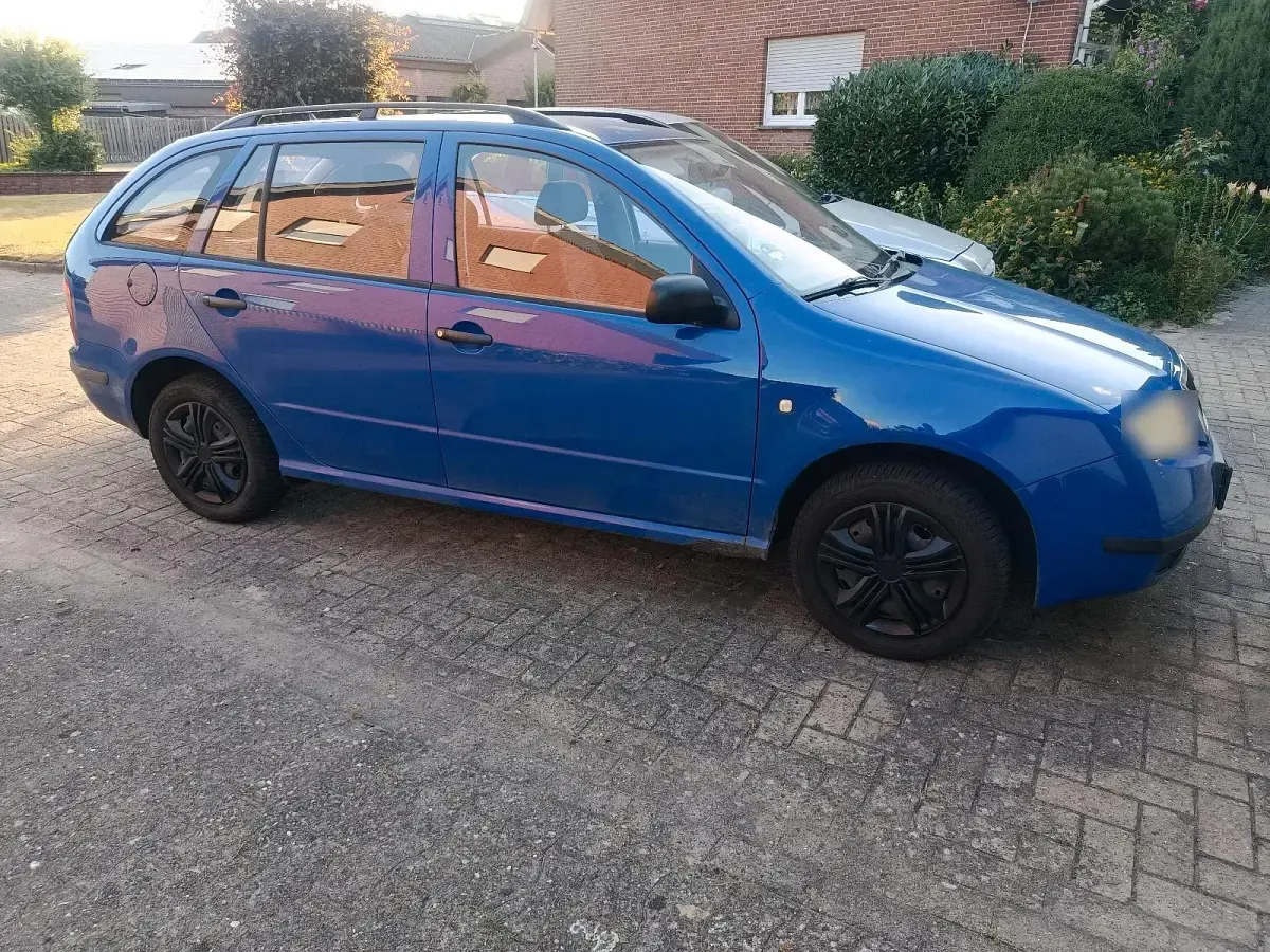Gebraucht Skoda Fabia 2002 Blau Kombi