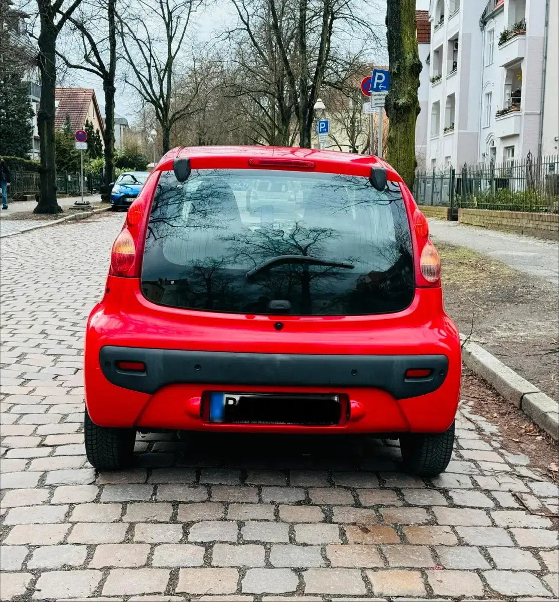 Gebraucht Peugeot 107 68 PS (50 kW) 2007 Rot Kleinwagen