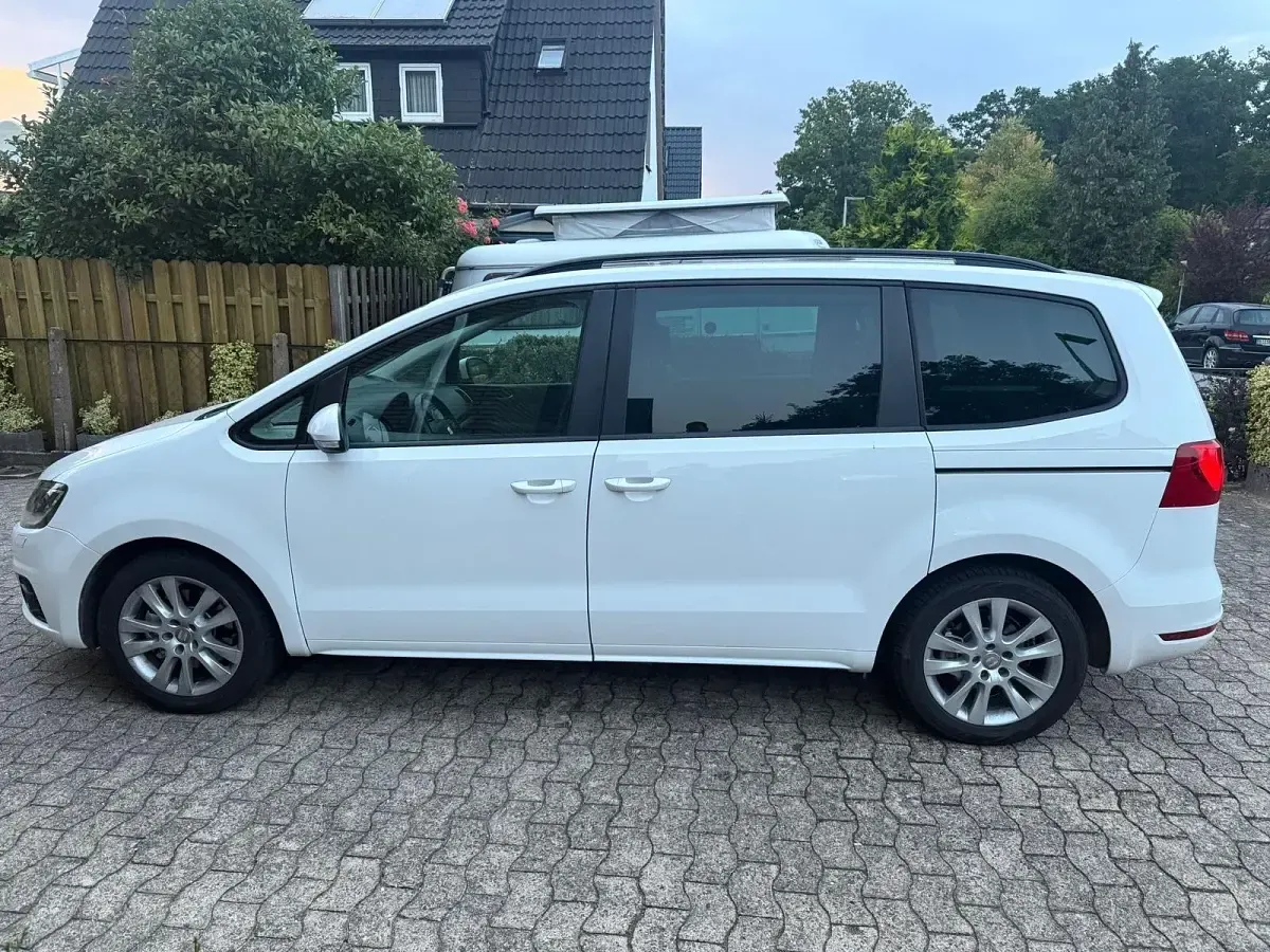 Gebraucht Seat Alhambra 177 PS (130 kW) 2014 Weiß Van / Kleinbus