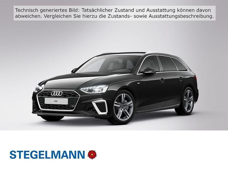 Mythosschwarz metallic Gebraucht 2022 Audi A4 S-Line Kombi | 33.710 € (Fairer Preis) - Bild 1/4