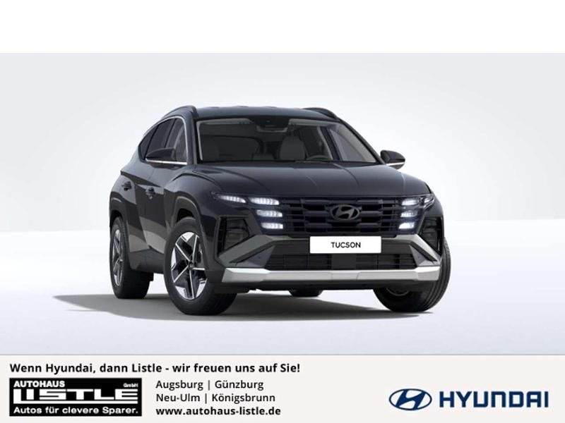 Schwarz (abyss black) Neu 2025 Hyundai Tucson Trend SUV | 30.107 € (Superpreis) - Bild 1/4