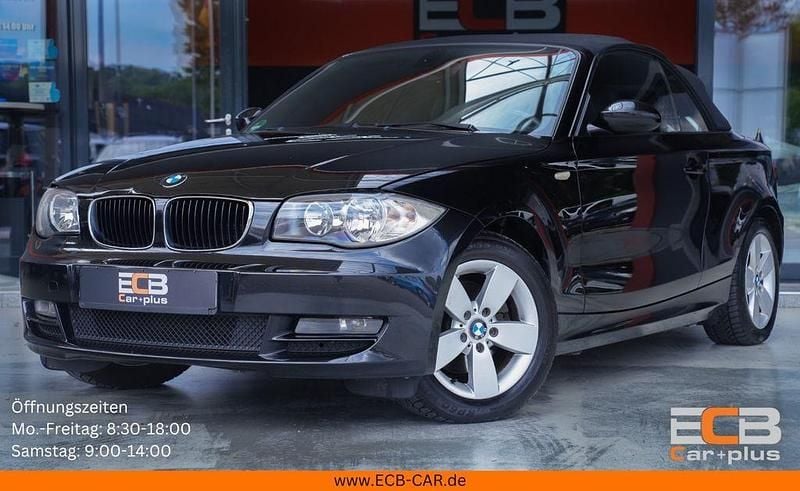 Schwarz Gebraucht 2009 BMW 120 Cabriolet Advantage Cabrio | 6.950 € (Guter Preis) - Bild 1/4