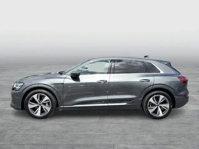 Gebraucht Audi Q8 e-tron S-Line 300 kW (408 PS) 2023 Daytonagrau perleffekt SUV