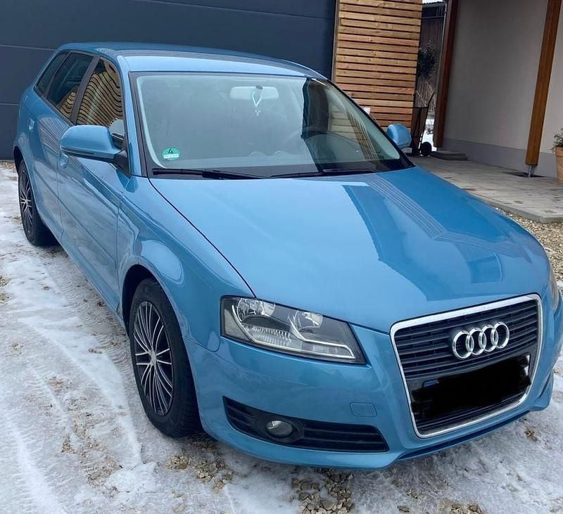 Gebraucht Audi A3 Attraction 140 PS (102 kW) 2009 Blau Kleinwagen