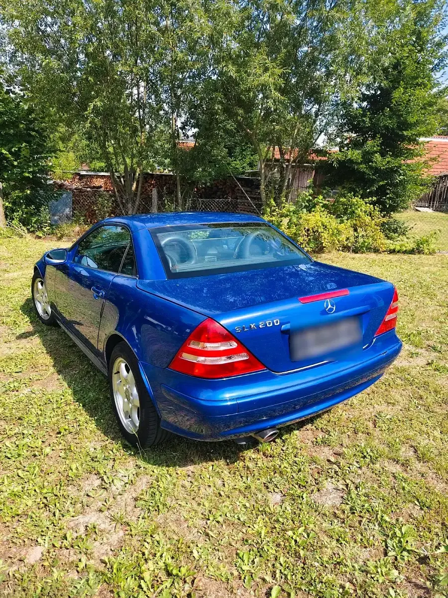 Gebraucht Mercedes SLK200 163 PS (119 kW) 2001 Blau Cabrio