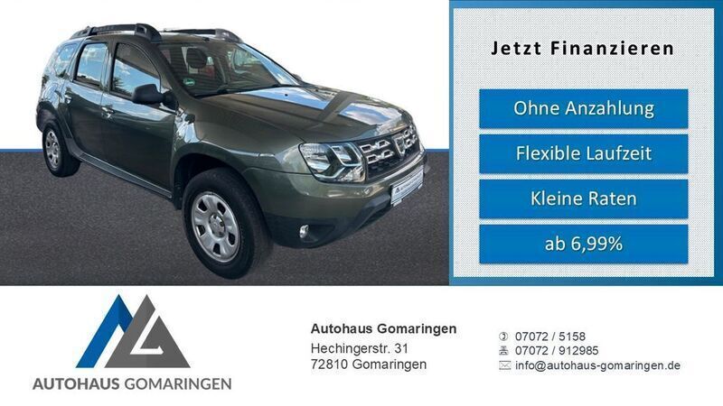 Grün Gebraucht 2015 Dacia Duster SUV | 14.999 € - Bild 1/4