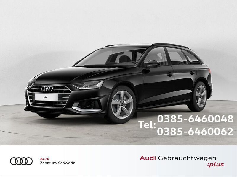 Black metallic Gebraucht 2021 Audi A4 Advanced Kombi | 25.990 € (Guter Preis) - Bild 1/4