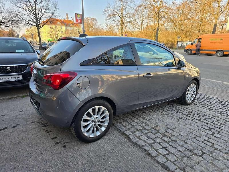 Gebraucht Opel Corsa Innovation 90 PS (66 kW) 2016 Karbon silber/shiny grey (m2) Kleinwagen
