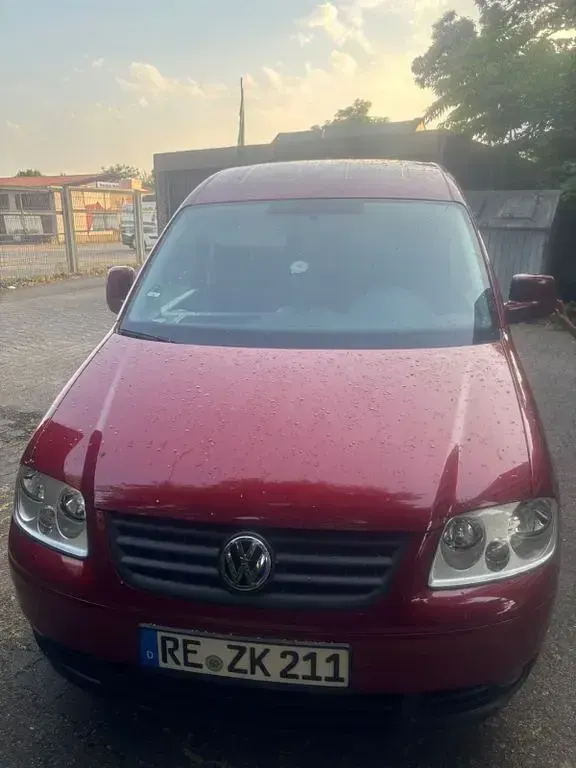 Gebraucht VW Caddy Life 80 PS (58 kW) 2007 Rot Van / Kleinbus