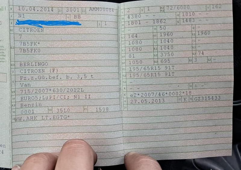 Weiß Gebraucht 2014 Citroën Berlingo Van / Kleinbus | 4.999 € (Guter Preis) - Bild 1/4