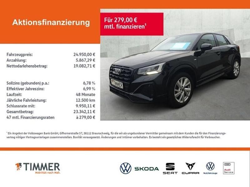 Gebraucht Audi Q2 S-Line 150 PS (110 kW) 2021 Schwarz SUV