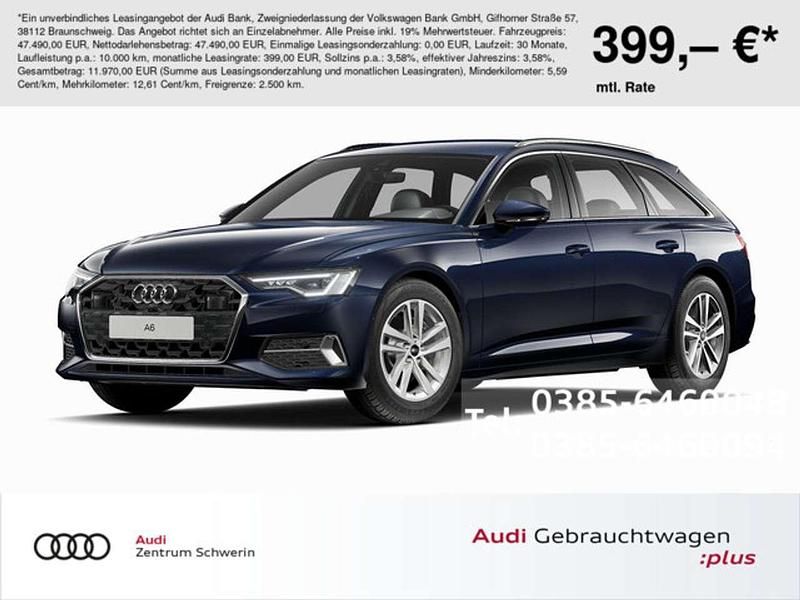 Blau (blau / firmamentblau) Gebraucht 2025 Audi A6 Advanced Kombi | 47.490 € - Bild 1/4