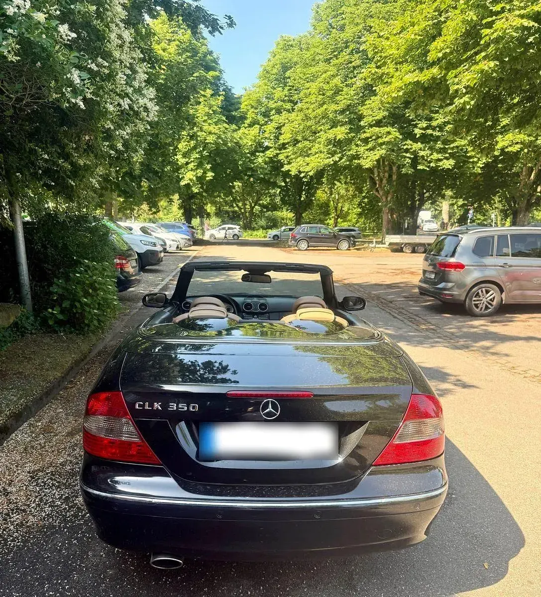 Gebraucht Mercedes CLK350 Avantgarde 272 PS (200 kW) 2007 Schwarz Cabrio