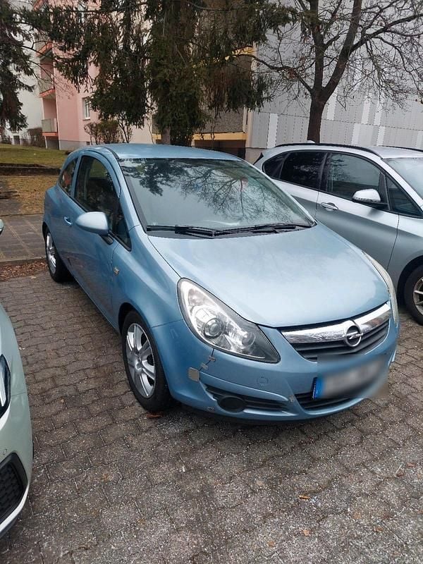 Gebraucht Opel Corsa 80 PS (58 kW) 2008 Blau Kleinwagen