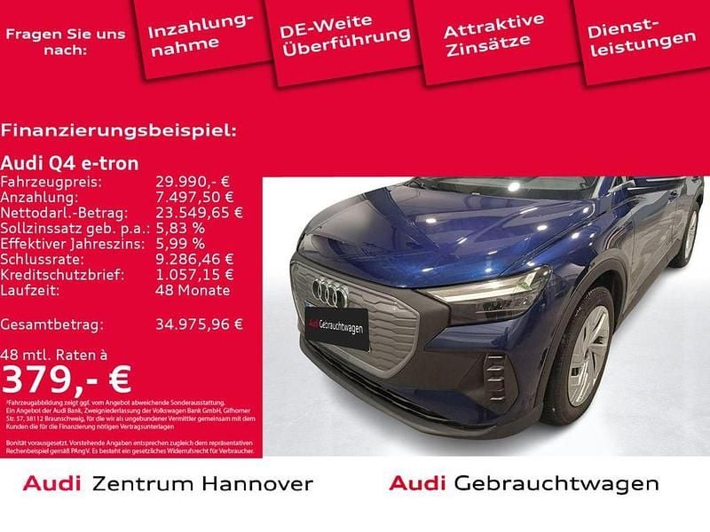 Gebraucht Audi Q4 e-tron Sport 150 kW (204 PS) 2023 Navarrablau metallic SUV