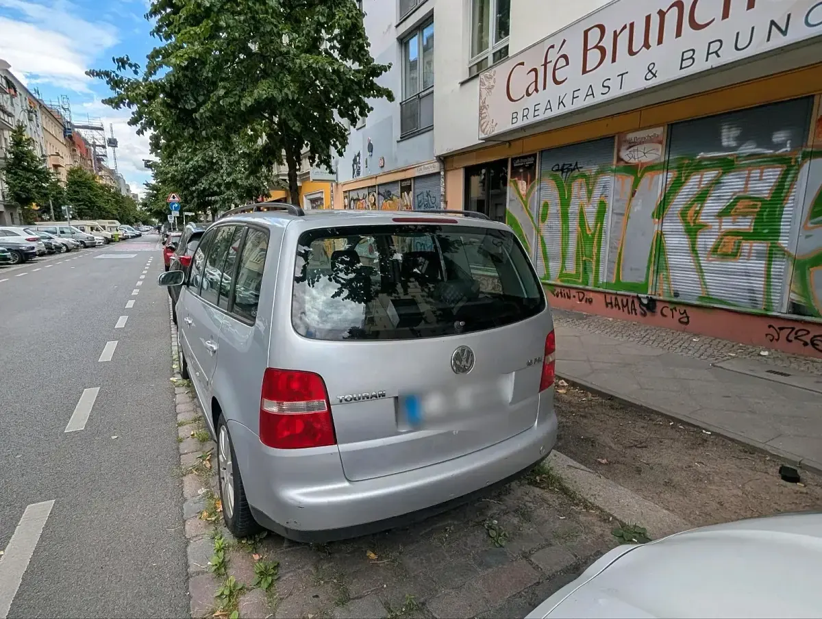 Gebraucht VW Touran 105 PS (77 kW) 2003 Silber Van / Kleinbus