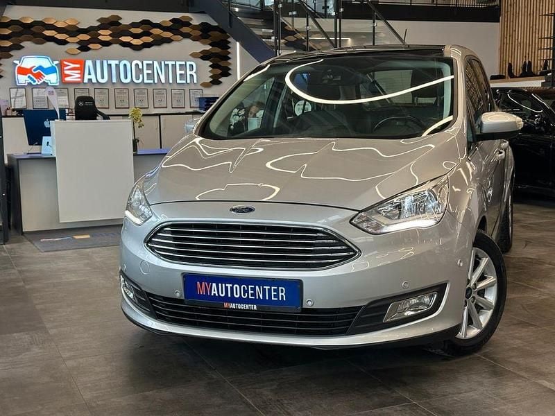 Gebraucht Ford Grand C-Max Titanium 120 PS (88 kW) 2018 Grau Van / Kleinbus