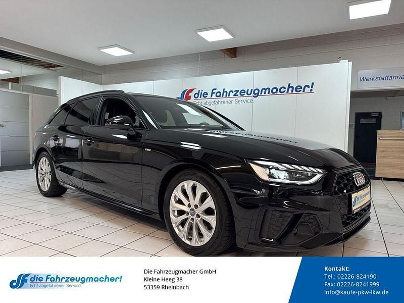 Schwarz Gebraucht 2021 Audi A4 S-Line Kombi | 25.988 € (Guter Preis) - Bild 1/4
