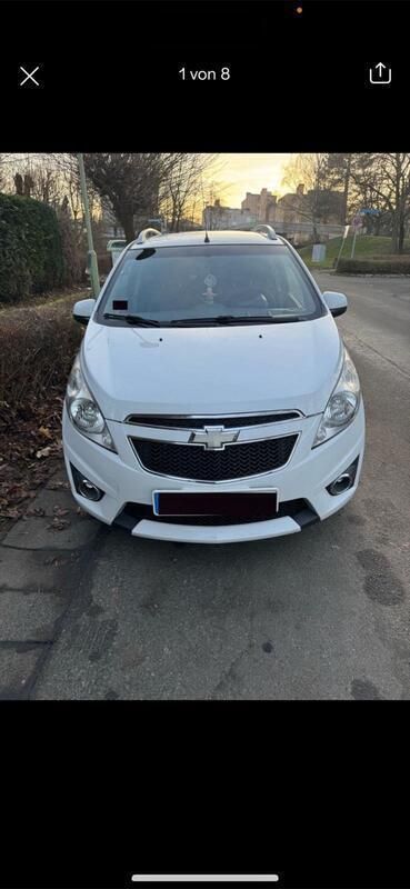 Weiß Gebraucht 2010 Chevrolet Spark Kleinwagen | 2.300 € (Guter Preis) - Bild 1/4