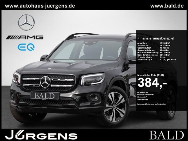 Metalliclack kosmosschwarz Gebraucht 2023 Mercedes GLB250 Progressive SUV | 44.390 € (Etwas zu teuer) - Bild 1/4