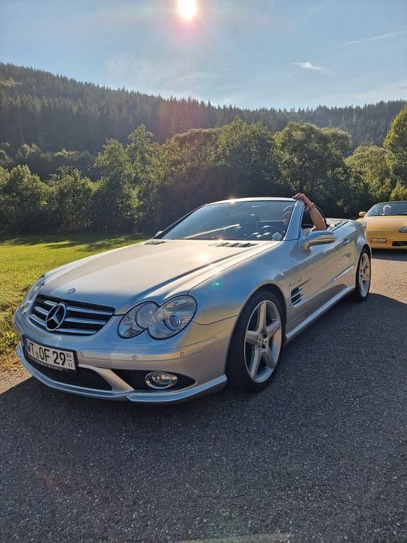 Silber Gebraucht 2006 Mercedes SL55 AMG AMG Cabrio | 34.500 € - Bild 1/4