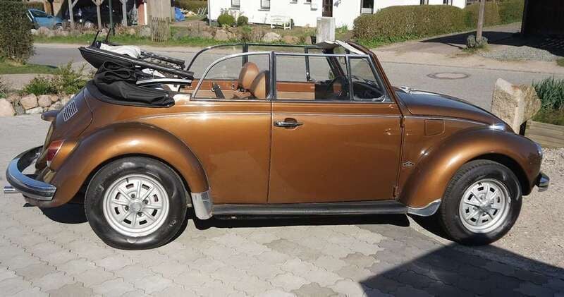 Braun Gebraucht 1972 VW Käfer Cabrio | 18.990 € - Bild 1/4