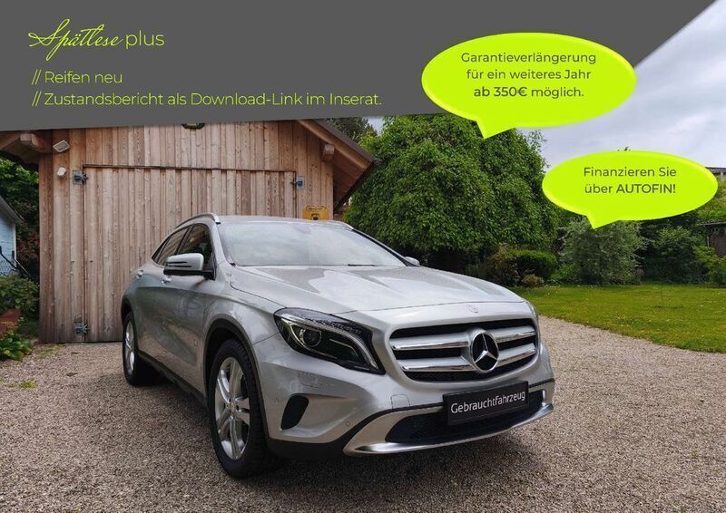 Polarsilber metalliclack Gebraucht 2016 Mercedes GLA180 Urban SUV | 15.998 € (Fairer Preis) - Bild 1/4