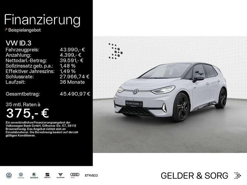 Gebraucht VW ID.3 GTX 210 kW (286 PS) 2025 Gletscherweiß metallic Kleinwagen