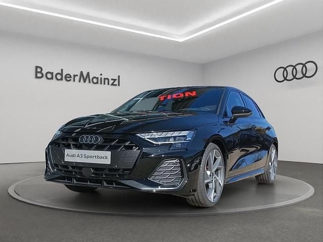 Mythosschwarz metallic Gebraucht 2025 Audi A3 S-Line | 45.930 € - Bild 1/4