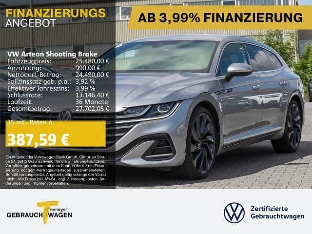 Silber Gebraucht 2022 VW Arteon R-line Kombi | 25.480 € (Guter Preis) - Bild 1/4