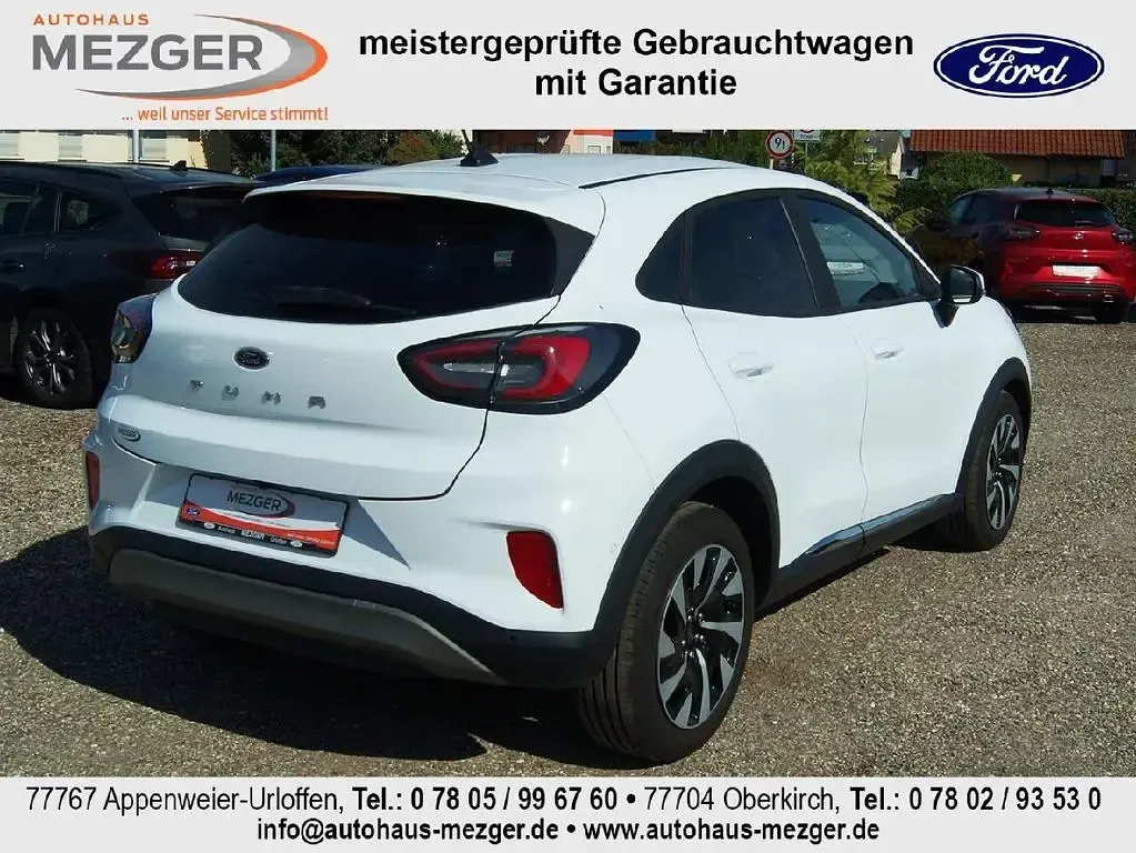 Gebraucht Ford Puma Titanium 125 PS (91 kW) 2023 Weiß SUV