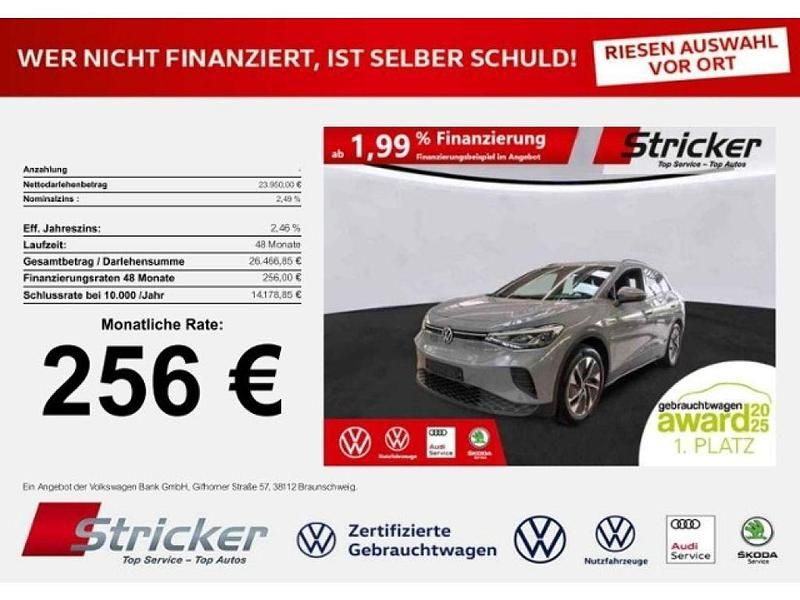 Mondsteingrau Gebraucht 2021 VW ID.4 Pro Performance SUV | 23.947 € (Superpreis) - Bild 1/3