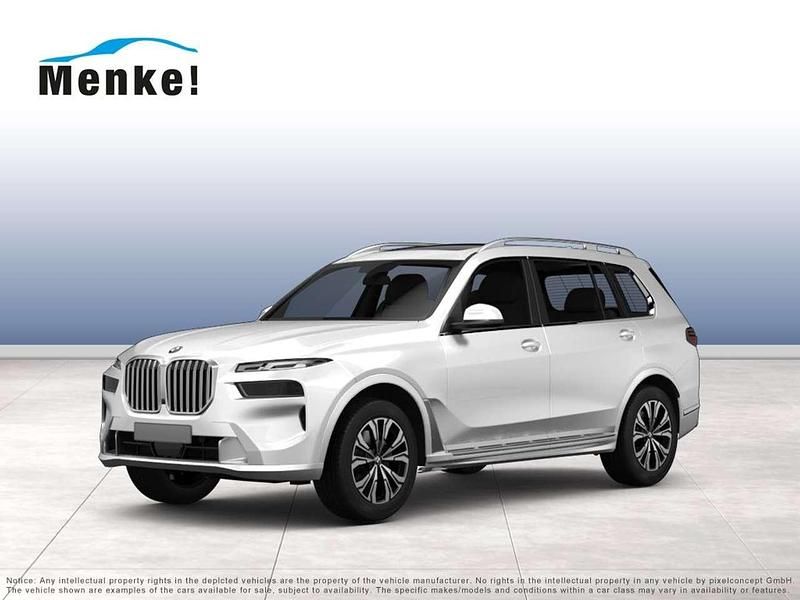 Mineralweiss metallic Gebraucht 2025 BMW X7 M Sport SUV | 102.499 € (Teuer) - Bild 1/4