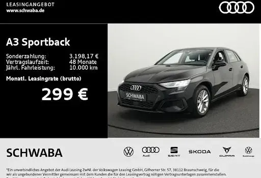 Gebraucht Audi A3 Basis 150 PS (110 kW) 2023 Brillantschwarz Limousine