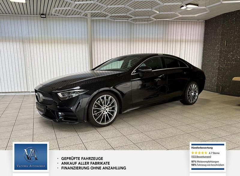 Obsidianschwarz lack Gebraucht 2018 Mercedes CLS350 AMG line Limousine | 34.890 € (Fairer Preis) - Bild 1/4