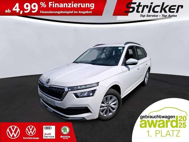 Weiß Gebraucht 2023 Skoda Kamiq Ambition SUV | 15.949 € - Bild 1/3