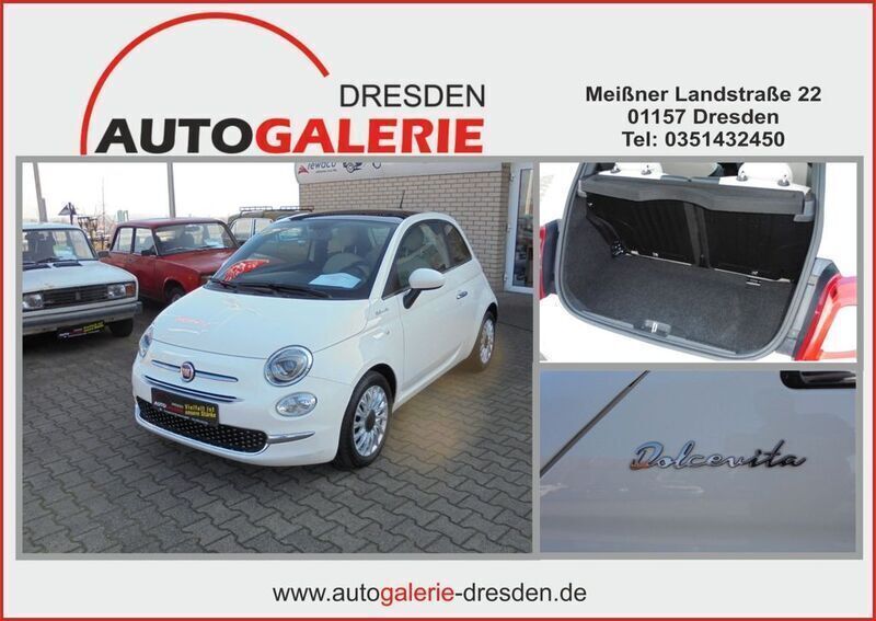Weiß Gebraucht 2021 Fiat 500 Dolcevita Kleinwagen | 10.370 € (Guter Preis) - Bild 1/4
