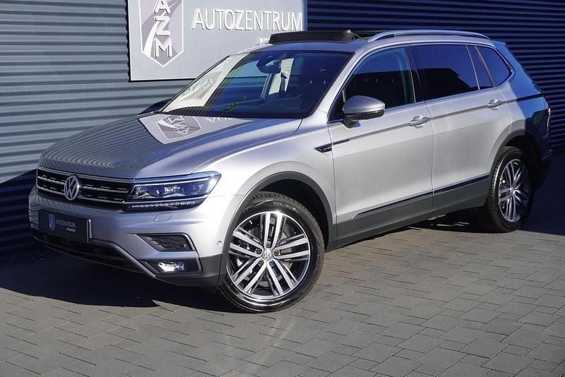 Pyrit silber metallic Gebraucht 2019 VW Tiguan Allspace Highline SUV | 31.990 € (Fairer Preis) - Bild 1/4