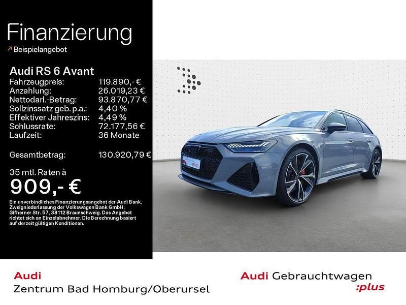 Nardograu Gebraucht 2024 Audi RS6 Ambiente Kombi | 119.890 € (Guter Preis) - Bild 1/4