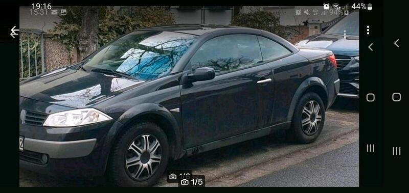 Schwarz Gebraucht 2004 Renault Mégane Cabriolet Cabrio | 1.400 € (Fairer Preis) - Bild 1/4